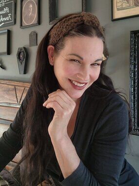 Hand Knit Headband, Earwarmer in Brown,  "Highlands", One of a Kind